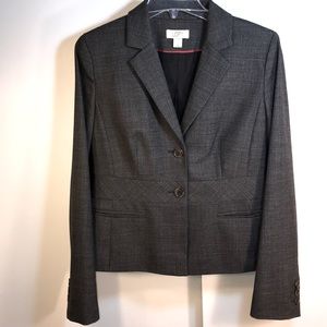 Vintage LOFT wool Blend Blazer Jacket Slight Peplum sz M
